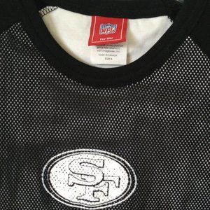 Vintage Rare NFL for her SF 49ers Mesh Lined Top Shirt